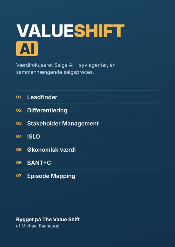 ValueShift AI – syv agenter
